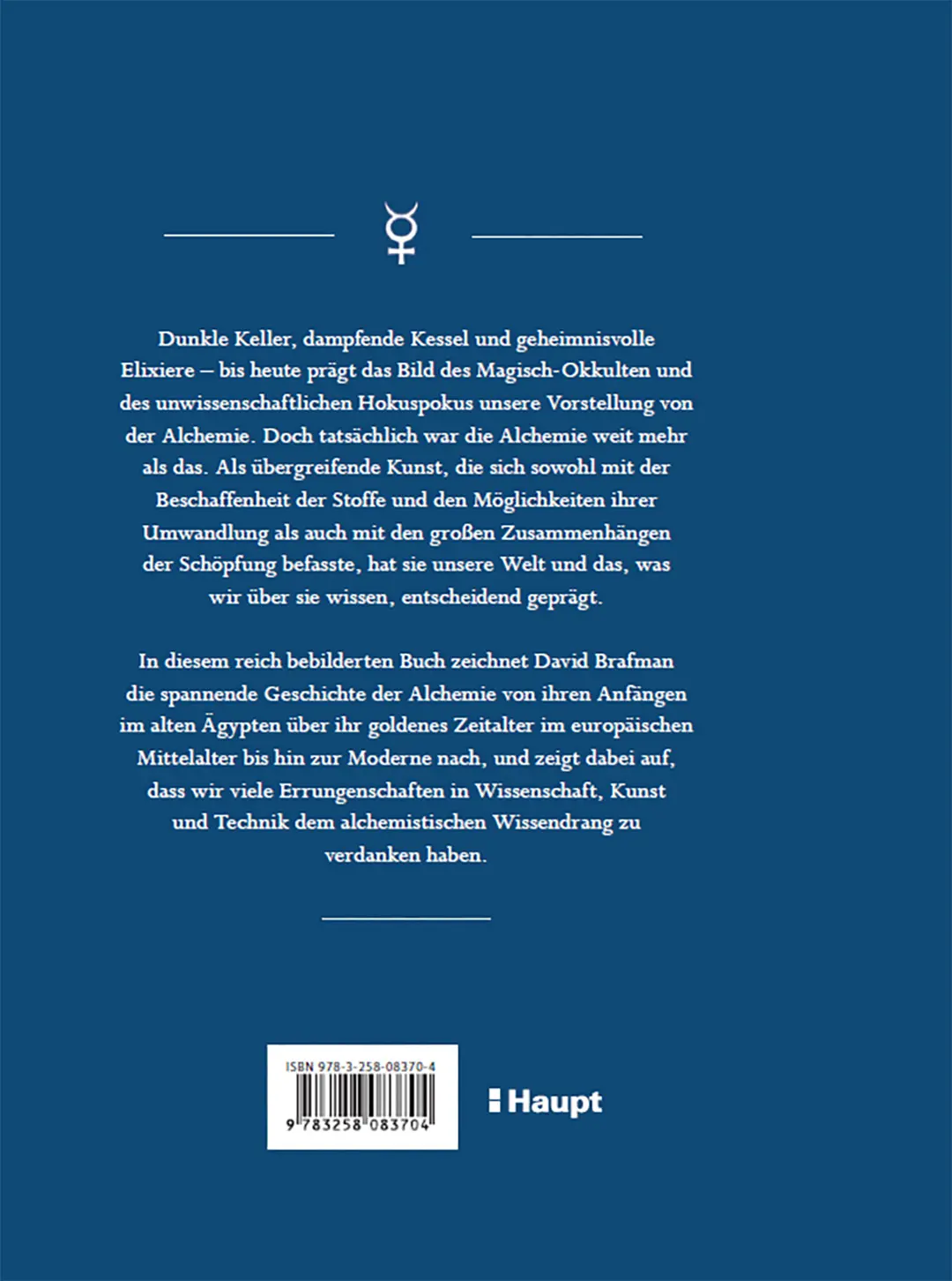 Rückseitencover Die Kunst der Alchemie