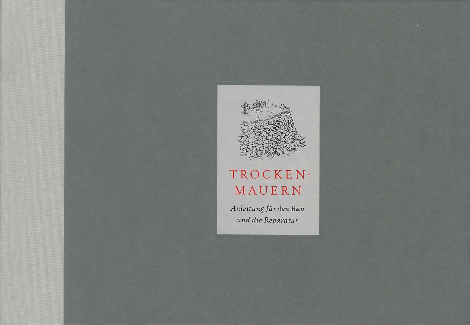 Vorderes Coverbild Trockenmauern