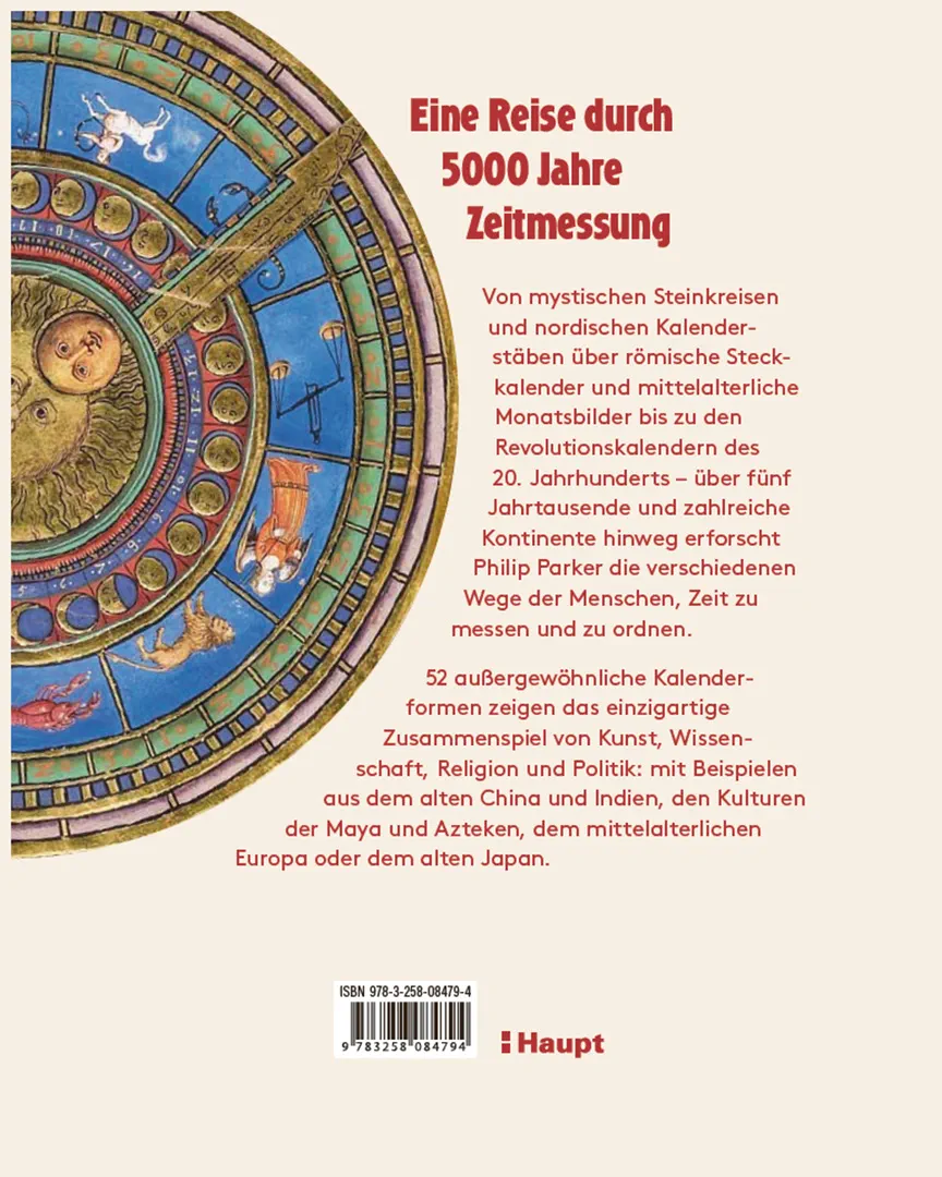 Rückseitencover Vom Ordnen der Zeit – eine Weltgeschichte der Kalender