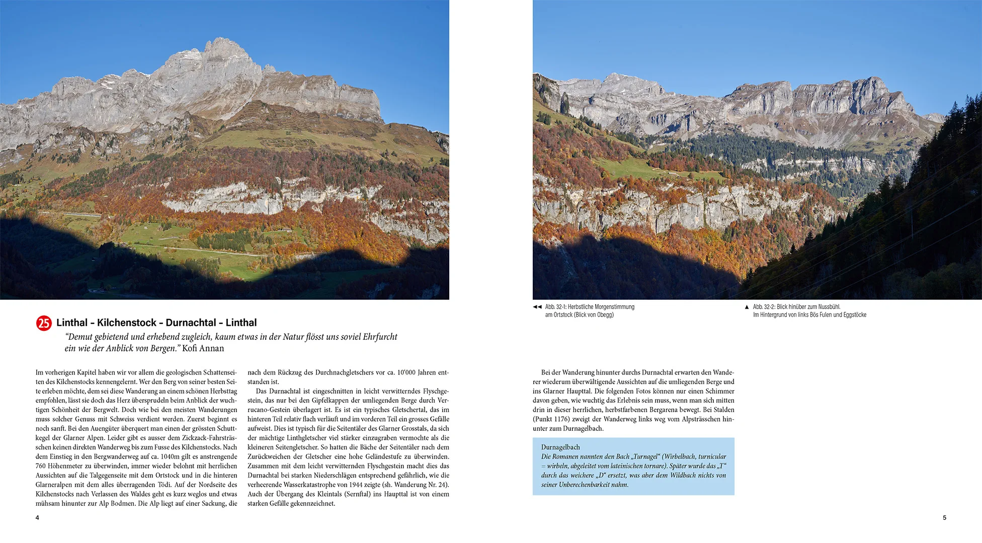 Beispielinhalt (Bild) Geo-Wanderbuch Glarner Alpen