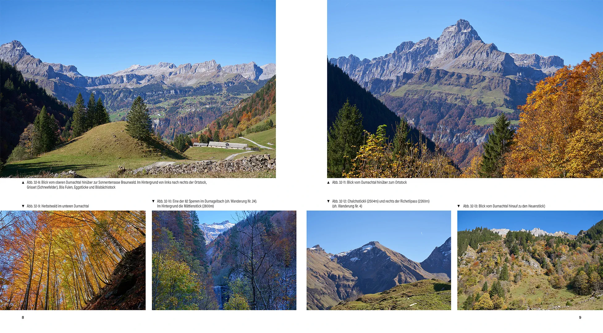 Beispielinhalt (Bild) Geo-Wanderbuch Glarner Alpen