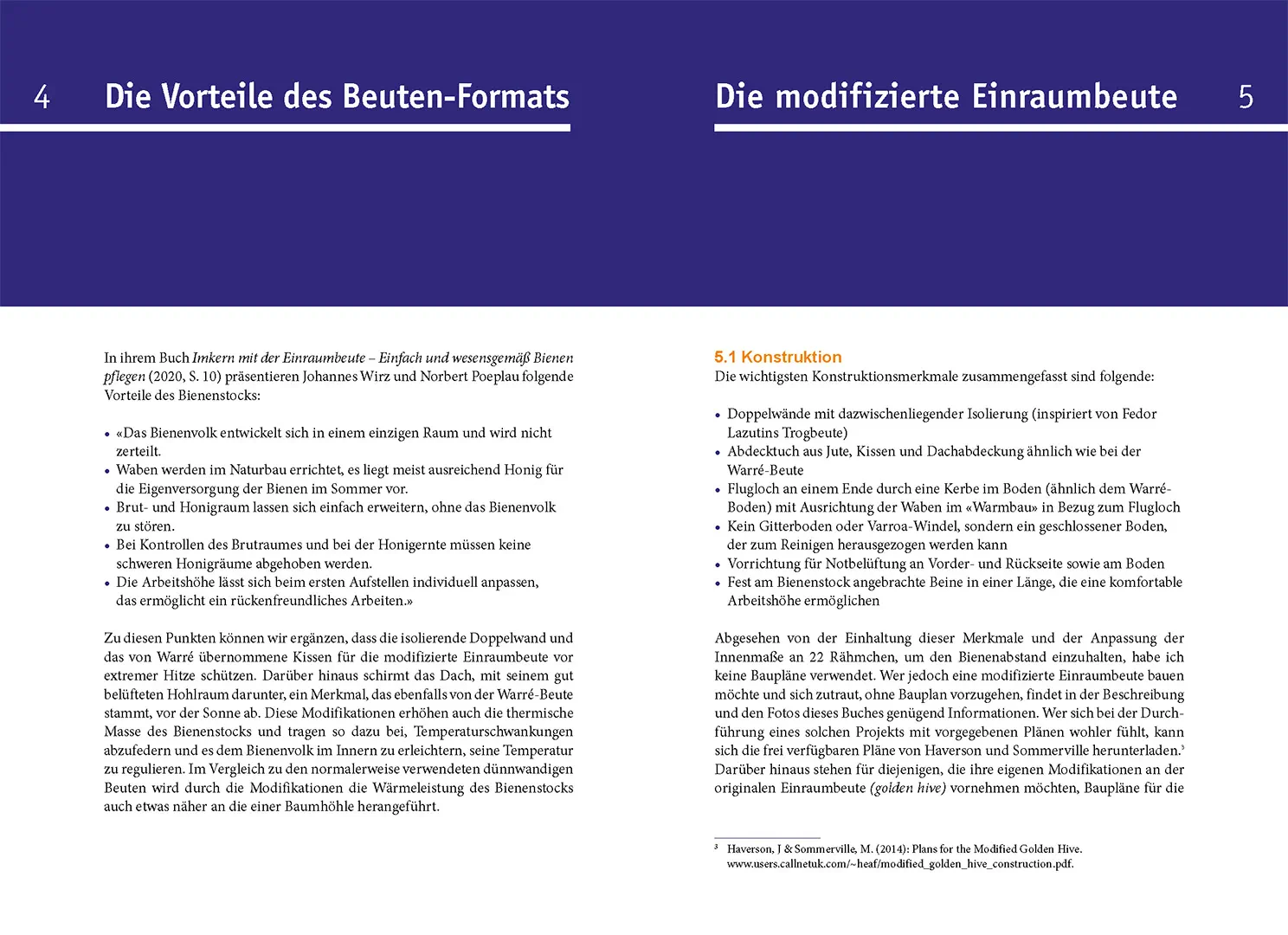Beispielinhalt (Bild) Imkern mit horizontalen Beuten