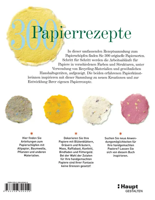 Rückseitencover 300 Papierrezepte