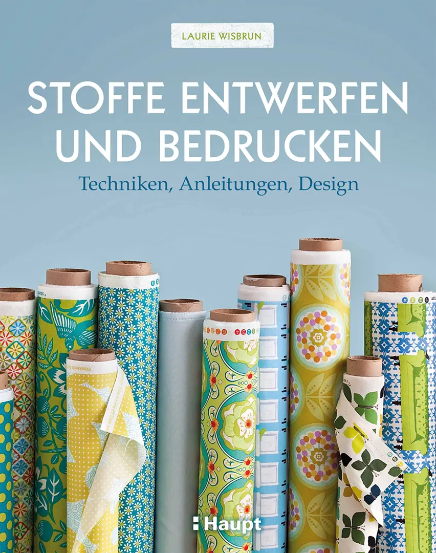 Vorderes Coverbild Stoffe entwerfen und bedrucken