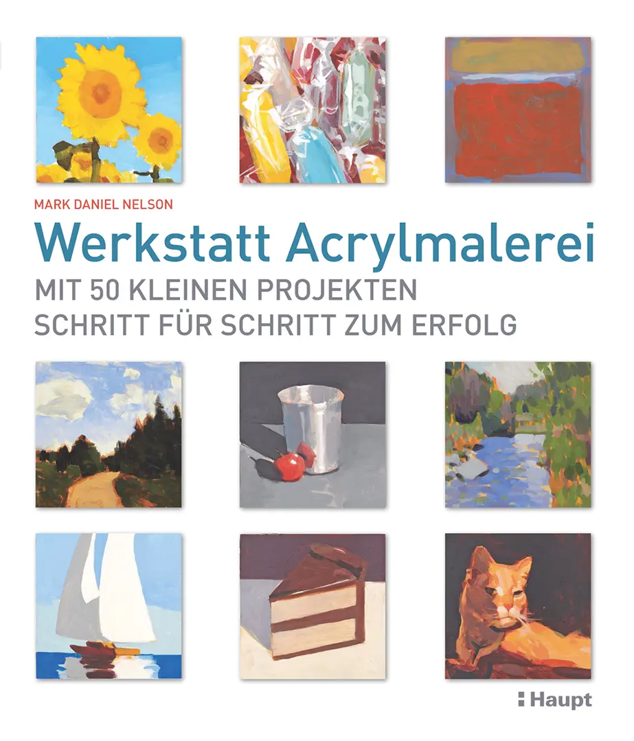 Vorderes Coverbild Werkstatt Acrylmalerei