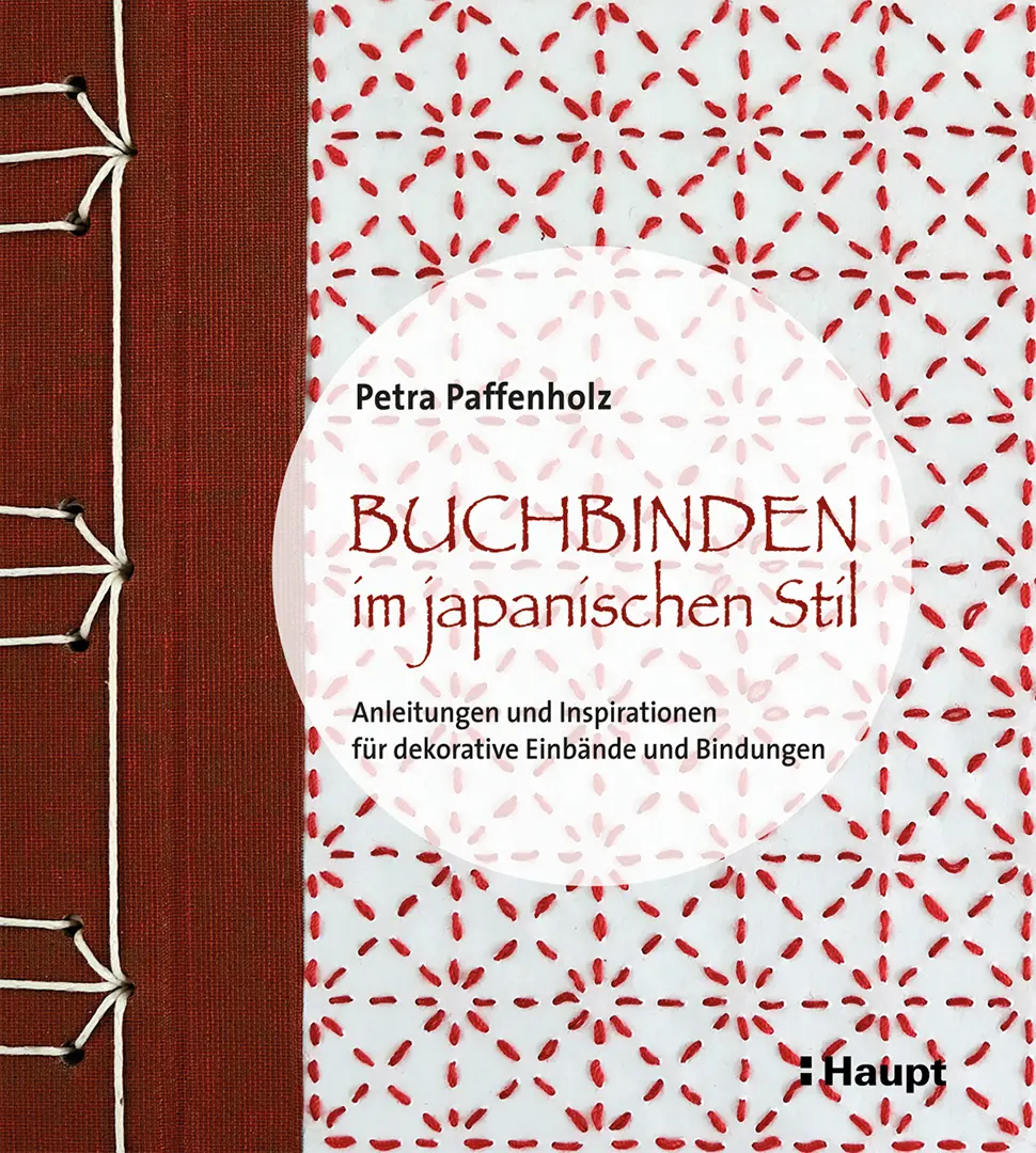 Vorderes Coverbild Buchbinden im japanischen Stil