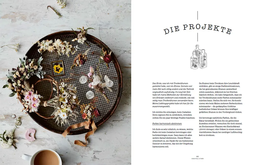 Beispielinhalt (Bild) Trockenblumen