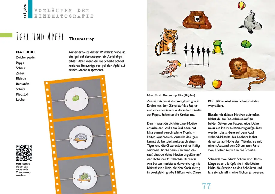 Beispielinhalt (Bild) Kinder-Werkstatt Animation