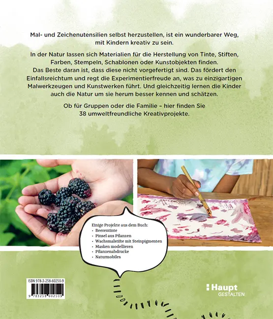 Rückseitencover Malwerkstatt Natur für Kinder