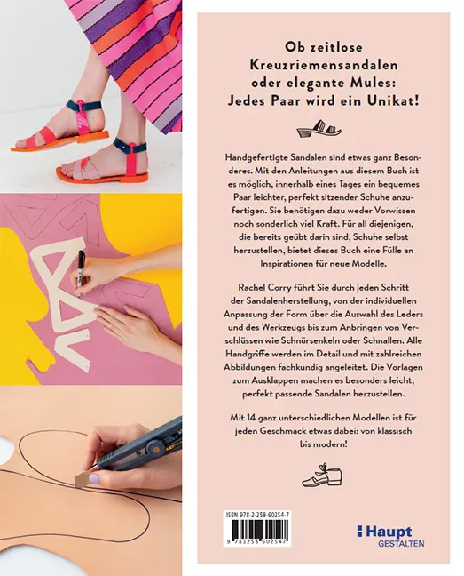 Rückseitencover Sandalen-Werkstatt