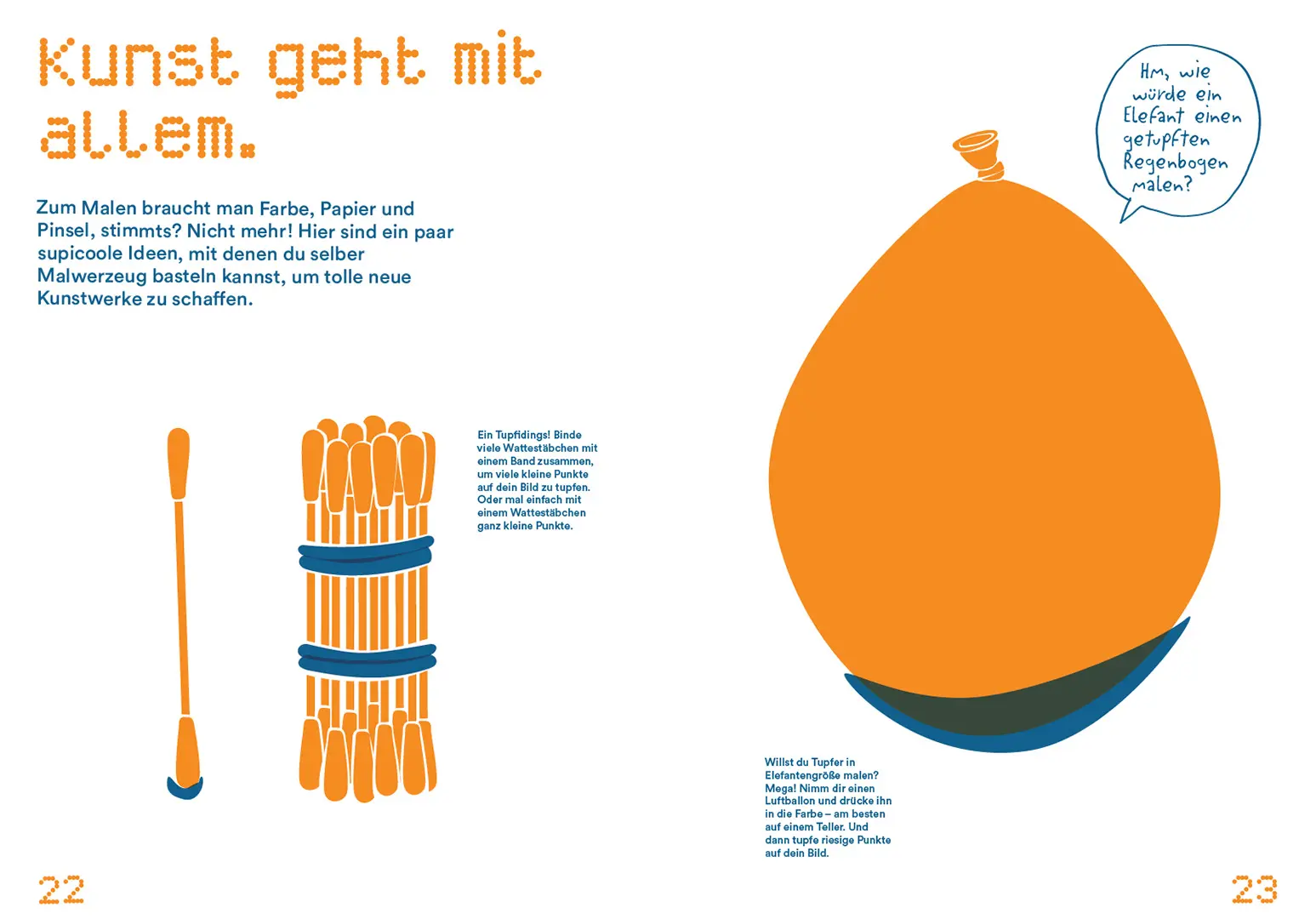 Beispielinhalt (Bild) Das mega Chaosbuch für Kinder