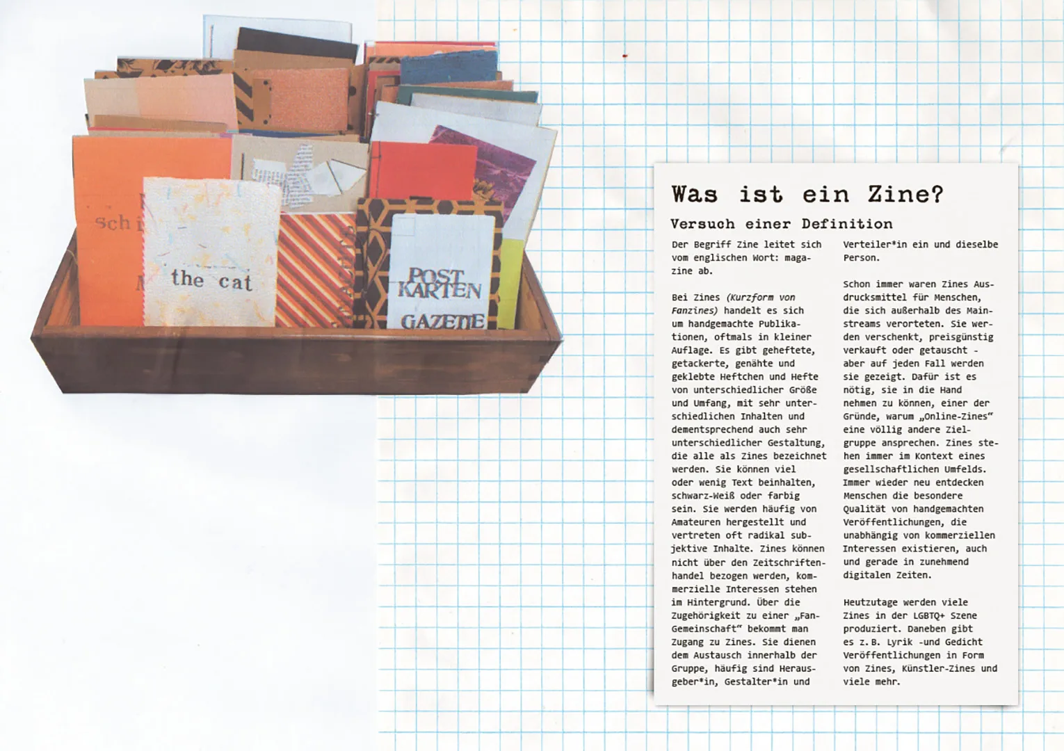 Beispielinhalt (Bild) Mach dein Zine!