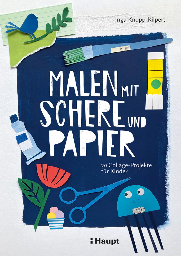 Vorderes Coverbild Malen mit Schere und Papier