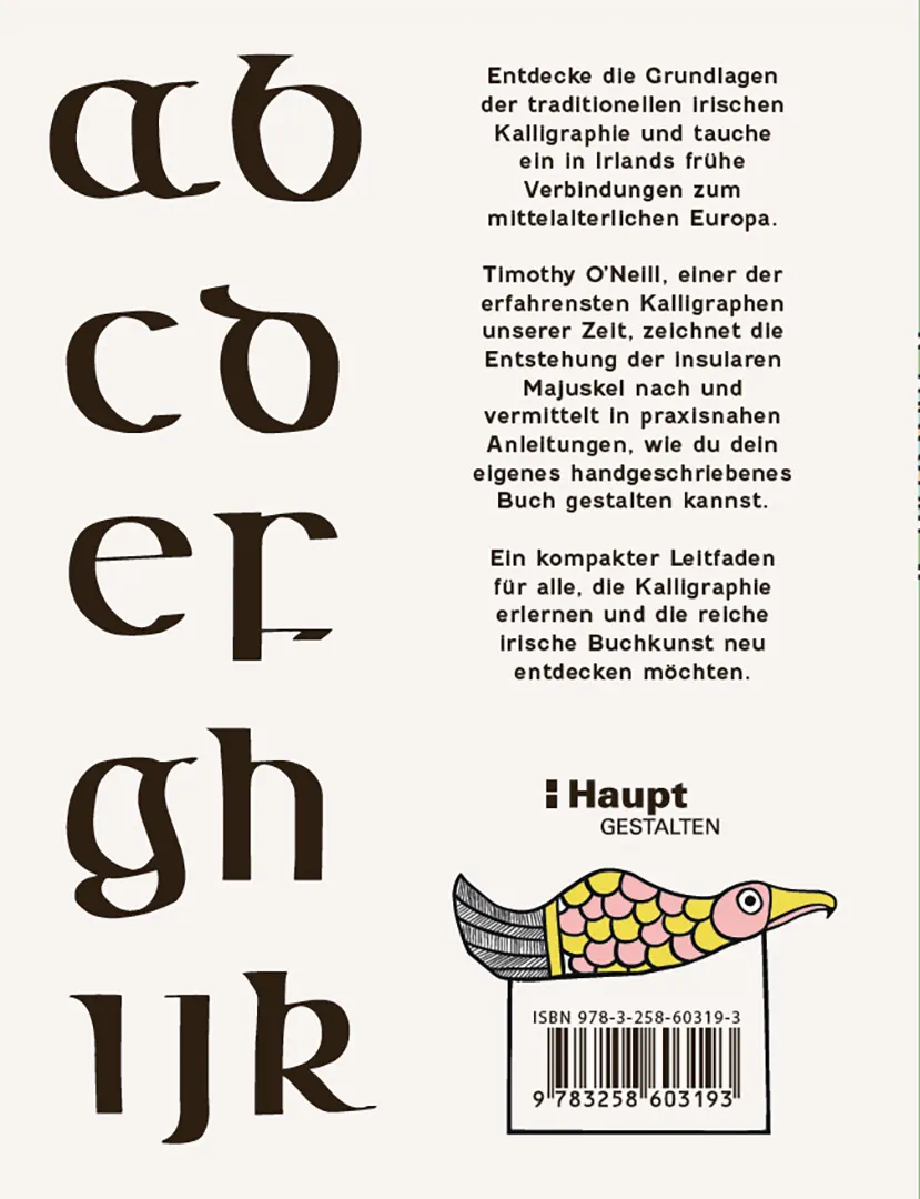 Rückseitencover Irische Kalligraphie