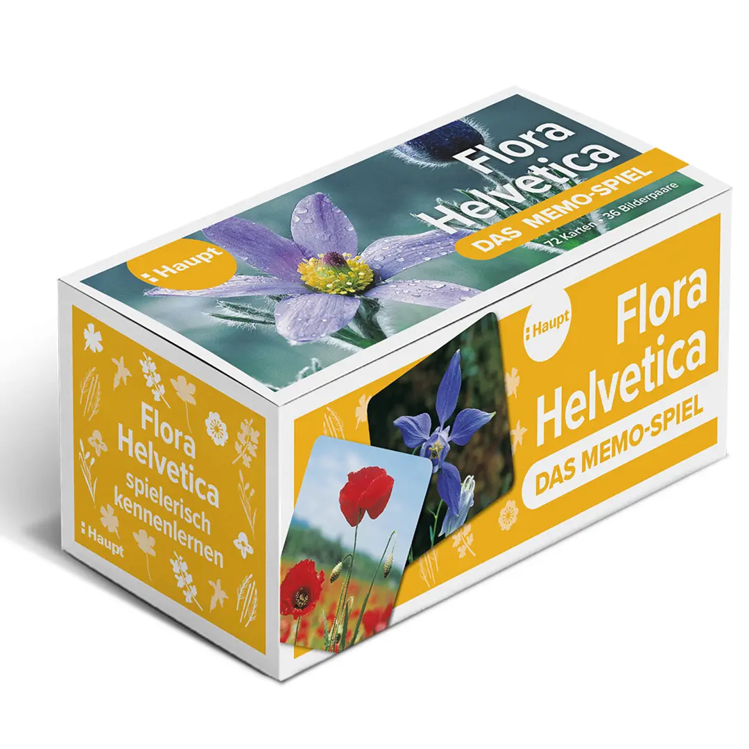 Beispielinhalt (Bild) Flora Helvetica – das Memo-Spiel